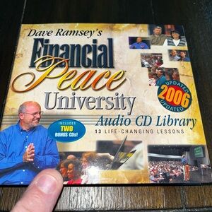 Dave Ramsey's Financial Peace University Audio CD Library 13 Lessons 2 Bonus CDs